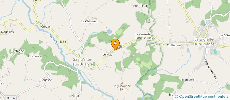 localisation de l'entreprise MONSIEUR BRUNO SANTONI à LA PORCHERIE