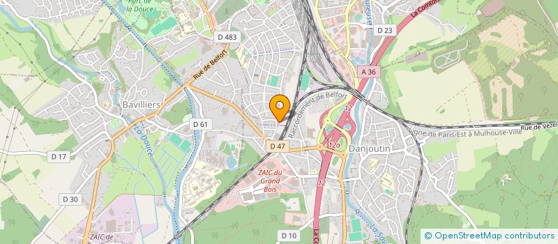 localisation de l'entreprise MONSIEUR BRUNO SAPORITI à BELFORT