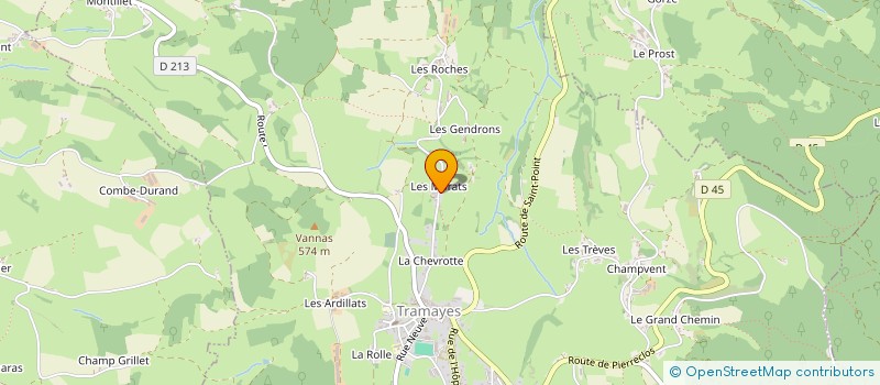 localisation de l'entreprise MONSIEUR BRUNO SAPY à TRAMAYES