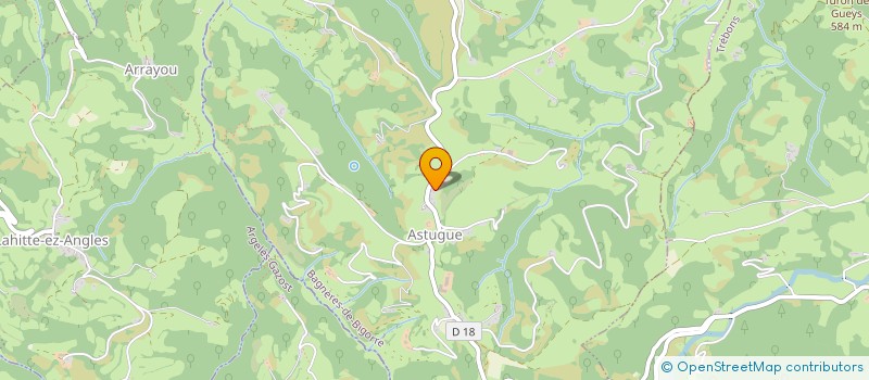 localisation de l'entreprise MONSIEUR BRUNO SASSUS  ASTUGUE