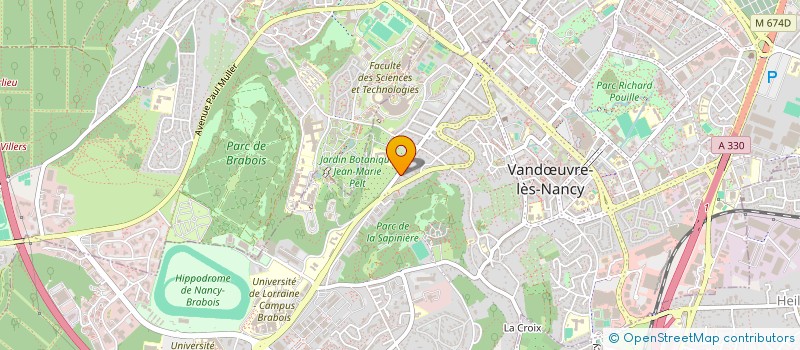 localisation de l'entreprise MONSIEUR BRUNO SAUFFROY  VANDUVRE-LES-NANCY