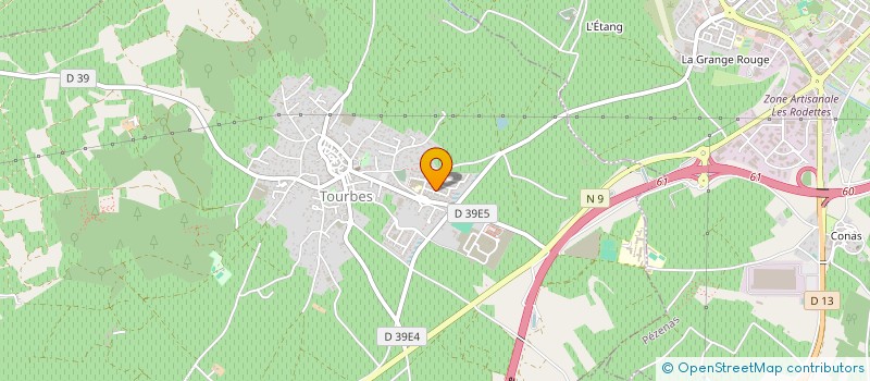 localisation de l'entreprise MONSIEUR BRUNO SAUMADE  TOURBES