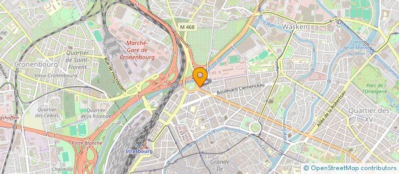 localisation de l'entreprise MONSIEUR BRUNO SAUMANDE à STRASBOURG