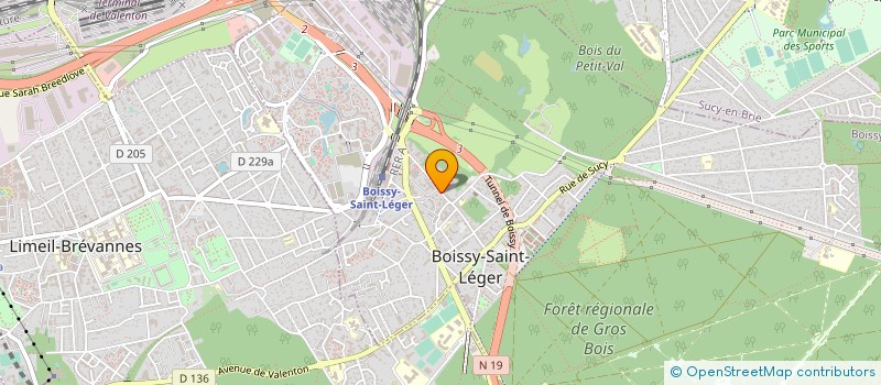 localisation de l'entreprise MONSIEUR BRUNO SAUNIER à BOISSY-SAINT-LEGER