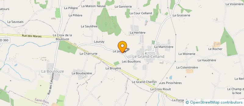 localisation de l'entreprise MONSIEUR BRUNO SAUVE-HERPIN  LE GRAND-CELLAND