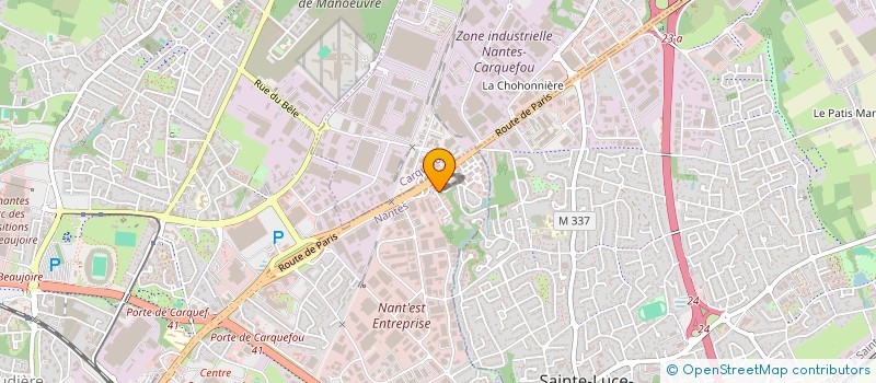 localisation de l'entreprise MONSIEUR BRUNO SAVERAT à NANTES