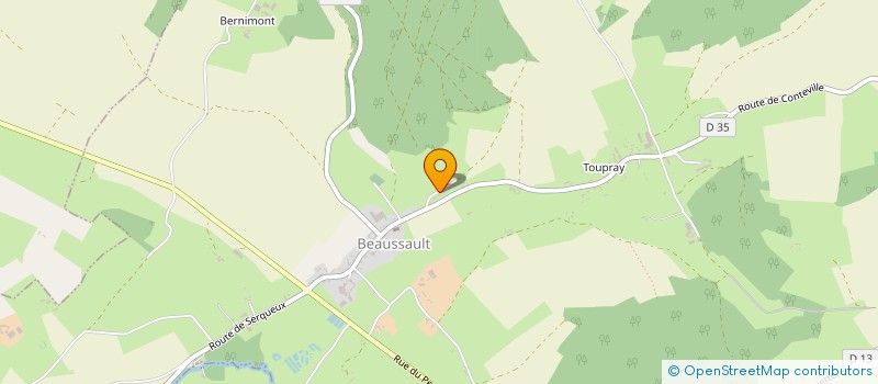 localisation de l'entreprise MONSIEUR BRUNO SCARDINA  BEAUSSAULT