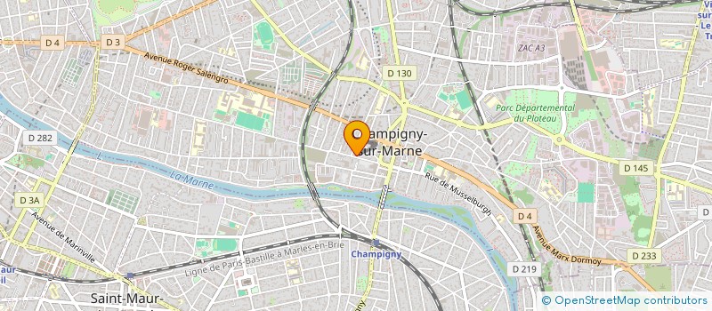 localisation de l'entreprise MONSIEUR BRUNO SCHAEFFER à CHAMPIGNY-SUR-MARNE