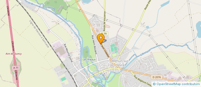 localisation de l'entreprise MONSIEUR BRUNO SCHAEVERBEKE  MEHUN-SUR-YEVRE