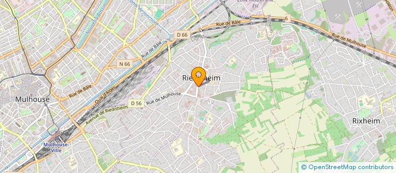 localisation de l'entreprise MONSIEUR BRUNO SCHALLER  RIEDISHEIM