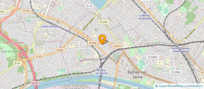 localisation de l'entreprise MONSIEUR BRUNO SCHILLACI  EPINAY-SUR-SEINE