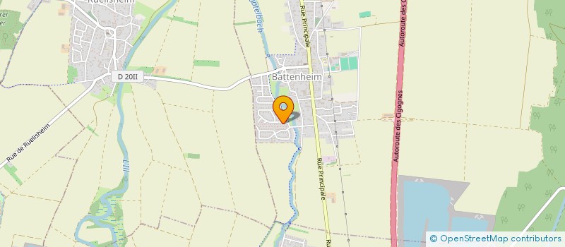 localisation de l'entreprise MONSIEUR BRUNO SCHLIENGER  BATTENHEIM