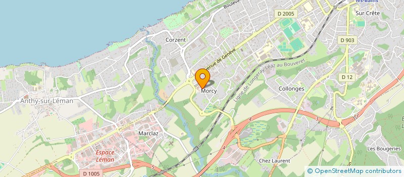 localisation de l'entreprise MONSIEUR BRUNO SCHMITT à THONON-LES-BAINS
