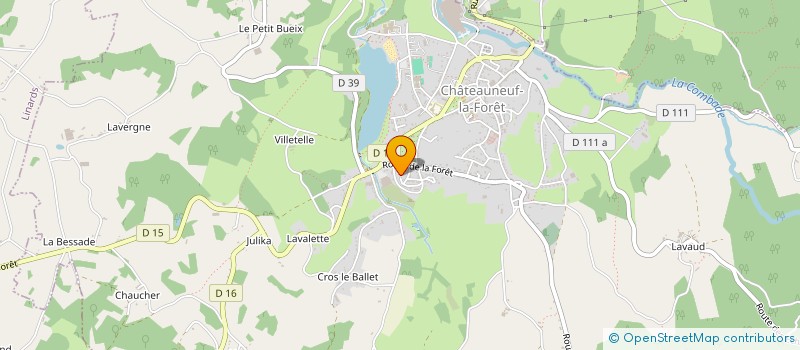 localisation de l'entreprise MONSIEUR BRUNO SCHMITT  CHATEAUNEUF-LA-FORET