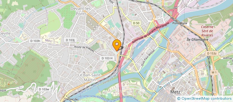 localisation de l'entreprise MONSIEUR BRUNO SCHREINER  METZ