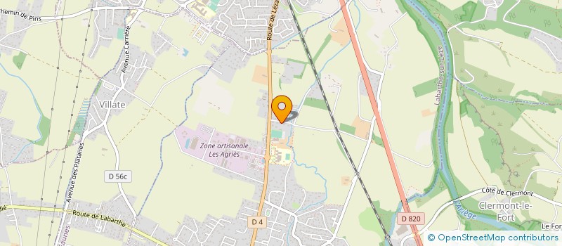 localisation de l'entreprise MONSIEUR BRUNO SCHUMACHER à VILLENEUVE-TOLOSANE