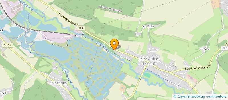 localisation de l'entreprise MONSIEUR BRUNO SENECHAL  DIEPPE