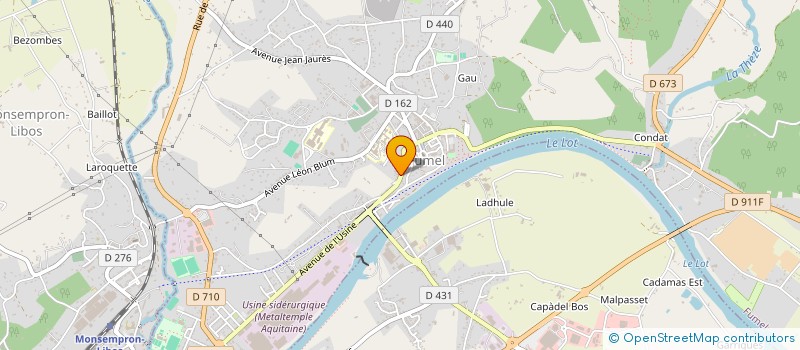 localisation de l'entreprise MONSIEUR BRUNO SENSEY  FUMEL