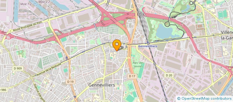 localisation de l'entreprise MONSIEUR BRUNO SERCI à GENNEVILLIERS