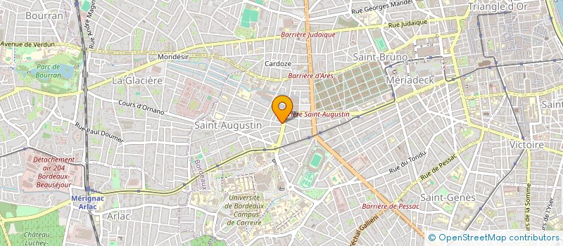 localisation de l'entreprise MONSIEUR BRUNO SERVOLLE  BORDEAUX