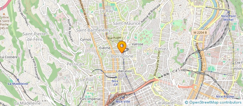 localisation de l'entreprise MONSIEUR BRUNO SEYRAT à NICE