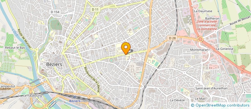 localisation de l'entreprise MONSIEUR BRUNO SIAU à BEZIERS