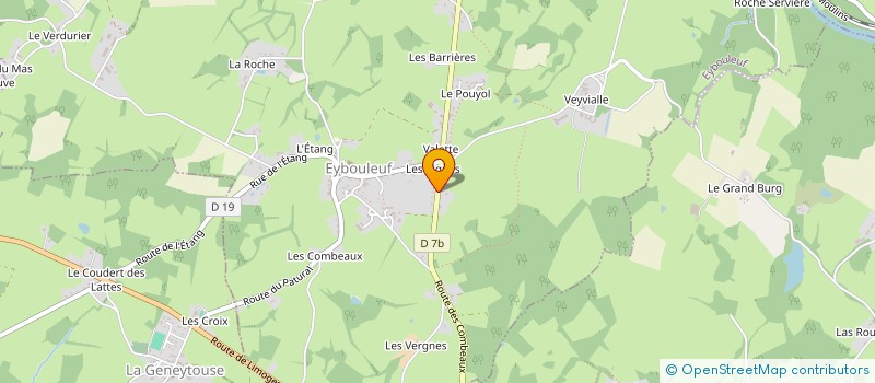 localisation de l'entreprise MONSIEUR BRUNO SICARD à EYBOULEUF