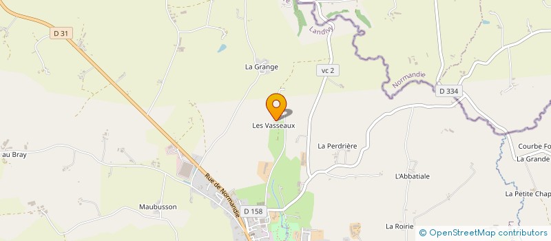 localisation de l'entreprise MONSIEUR BRUNO SIMITAMBE  LANDIVY