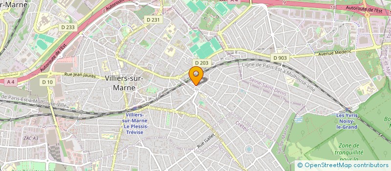 localisation de l'entreprise MONSIEUR BRUNO SIMOES GOMES  VILLIERS-SUR-MARNE