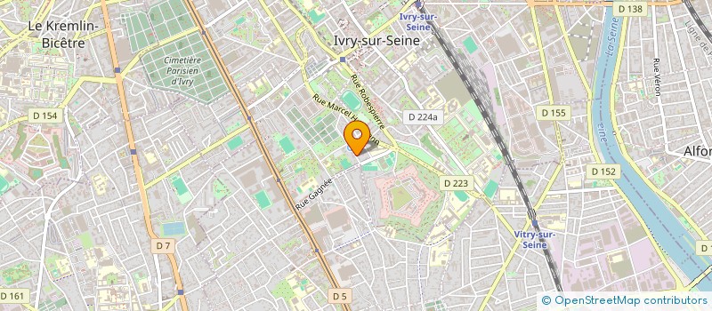 localisation de l'entreprise MONSIEUR BRUNO SIMON  IVRY-SUR-SEINE