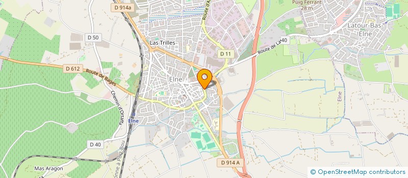 localisation de l'entreprise MONSIEUR BRUNO SIMON  ELNE