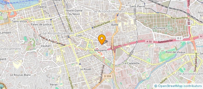 localisation de l'entreprise MONSIEUR BRUNO SIMONCINI à MARSEILLE