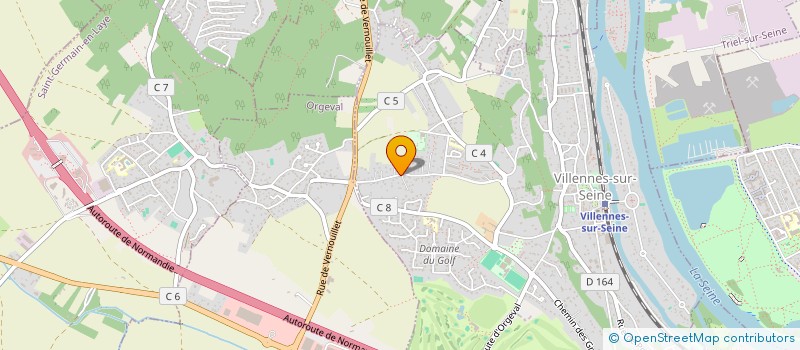 localisation de l'entreprise MONSIEUR BRUNO SIMONNEAU  VILLENNES-SUR-SEINE