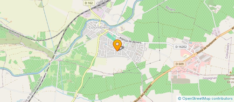 localisation de l'entreprise MONSIEUR BRUNO SIRI à COLOMBIERS