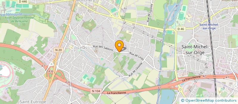 localisation de l'entreprise MONSIEUR BRUNO SMITH  MONTLHERY