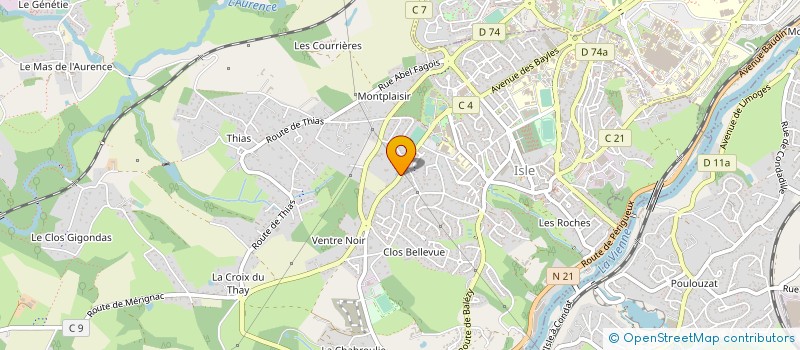 localisation de l'entreprise MONSIEUR BRUNO SOUCHAL à ISLE
