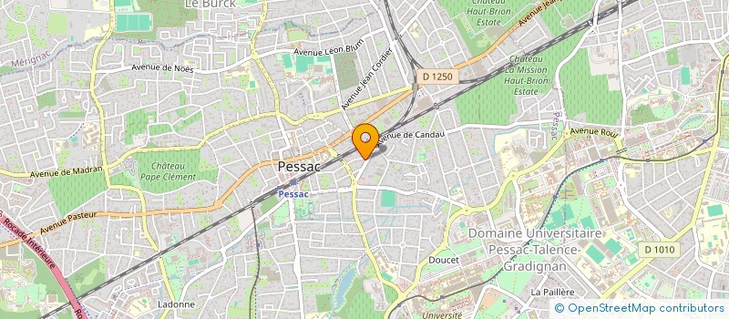 localisation de l'entreprise MONSIEUR BRUNO SOULARD  PESSAC