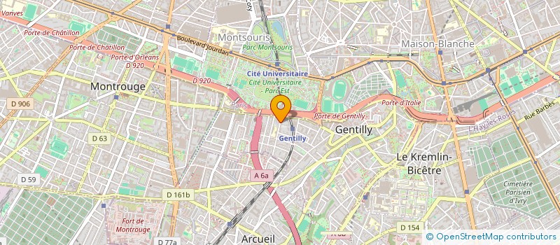 localisation de l'entreprise MONSIEUR BRUNO SOURICE à GENTILLY