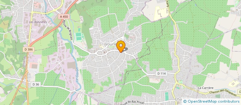 localisation de l'entreprise MONSIEUR BRUNO SOYRIS  VOURLES