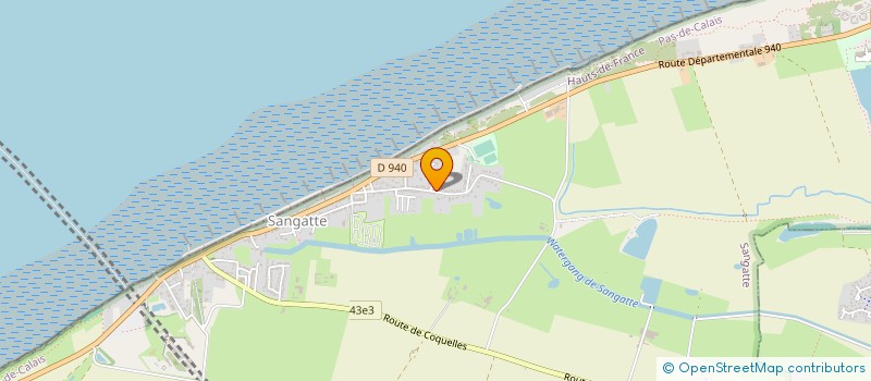 localisation de l'entreprise MONSIEUR BRUNO STIVAL  SANGATTE