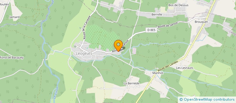 localisation de l'entreprise MONSIEUR BRUNO SUBERBIE à LEOGEATS