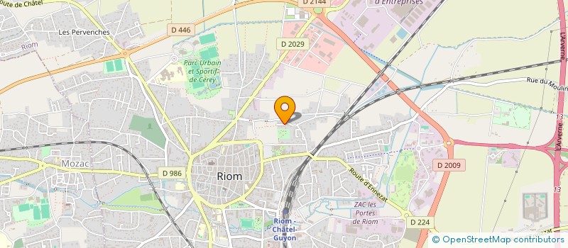 localisation de l'entreprise MONSIEUR BRUNO SUCHER  RIOM