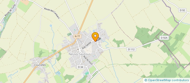 localisation de l'entreprise MONSIEUR BRUNO SUEUR  NEUVY-SAUTOUR