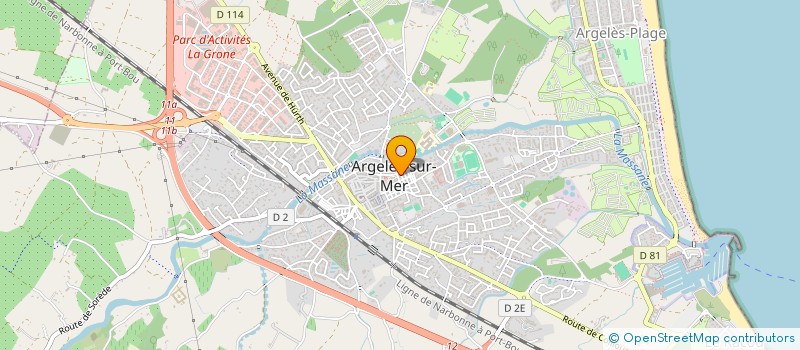 localisation de l'entreprise MONSIEUR BRUNO SURJUS  ARGELES-SUR-MER
