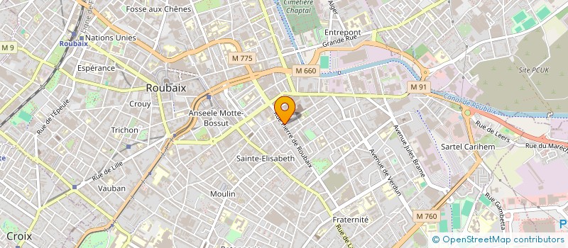 localisation de l'entreprise MONSIEUR BRUNO SUWICZAK à ROUBAIX