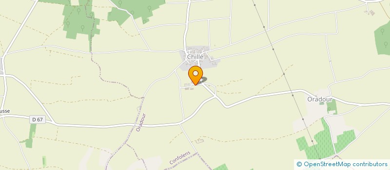 localisation de l'entreprise MONSIEUR BRUNO SYLVESTRE à ORADOUR