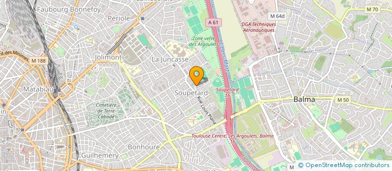 localisation de l'entreprise MONSIEUR BRUNO TABARLY à TOULOUSE