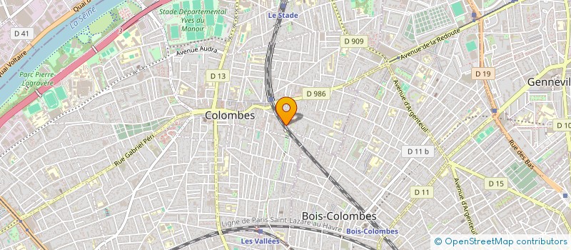 localisation de l'entreprise MONSIEUR BRUNO TABARY à COLOMBES