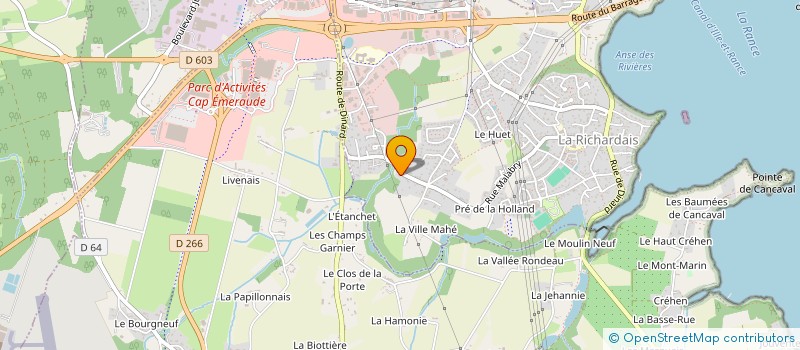 localisation de l'entreprise MONSIEUR BRUNO TARDIVELLE  LA RICHARDAIS