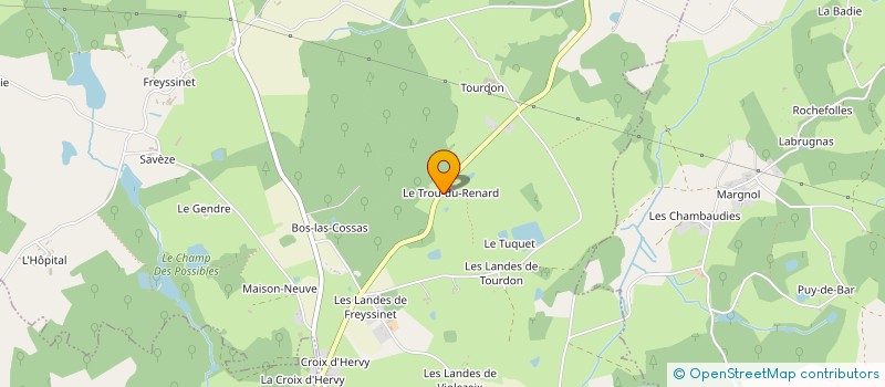 localisation de l'entreprise MONSIEUR BRUNO TARRADE à SAINT-PRIEST-LIGOURE